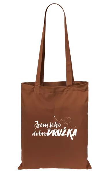 Látková taška Jsem jeho dobrodružka