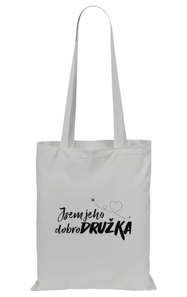 Látková taška Jsem jeho dobrodružka