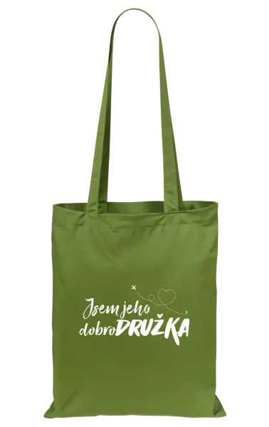 Látková taška Jsem jeho dobrodružka