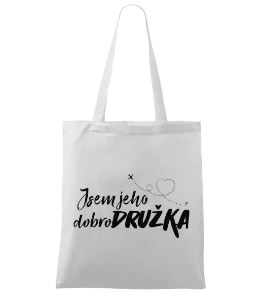 Látková taška Jsem jeho dobrodružka