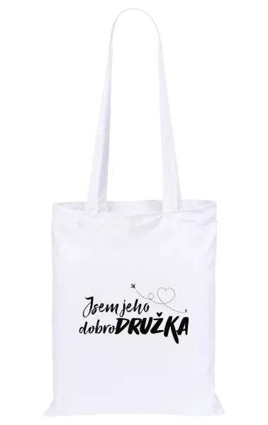 Látková taška Jsem jeho dobrodružka