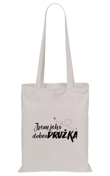 Látková taška Jsem jeho dobrodružka