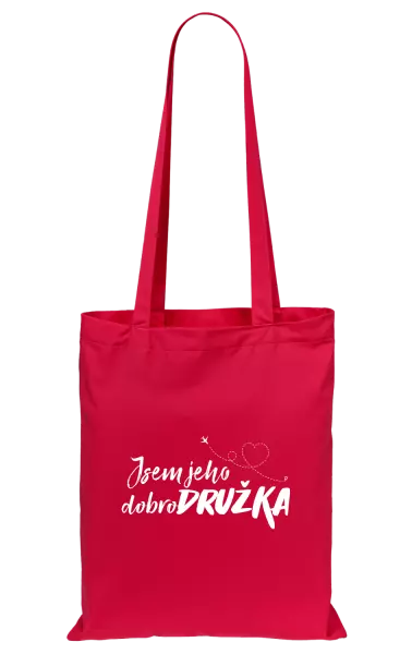 Látková taška Jsem jeho dobrodružka