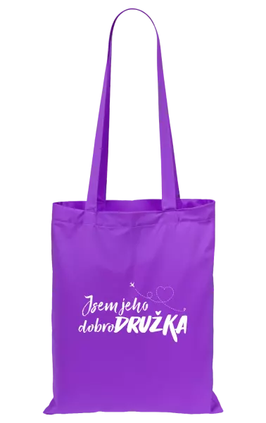 Látková taška Jsem jeho dobrodružka