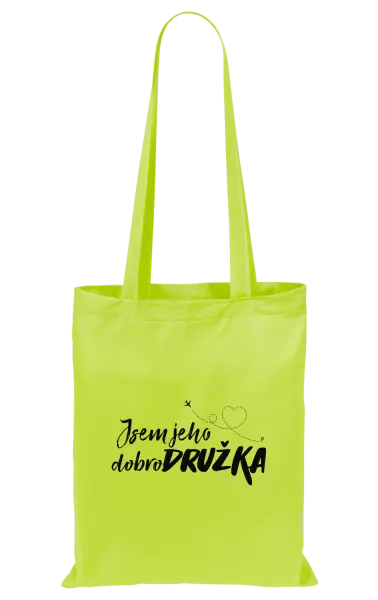 Látková taška Jsem jeho dobrodružka