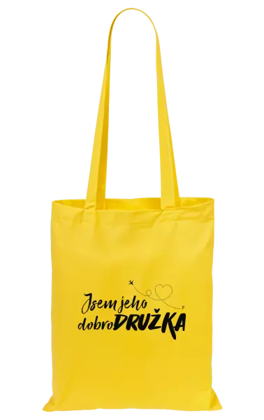 Látková taška Jsem jeho dobrodružka