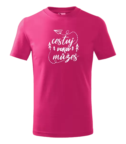 Dětské tričko Cestuj dokud můžeš