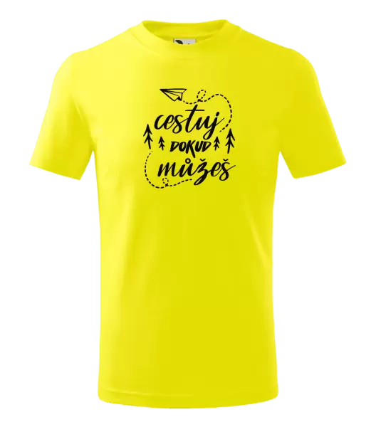 Dětské tričko Cestuj dokud můžeš