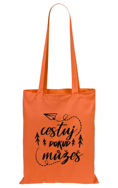 Látková taška Cestuj dokud můžeš