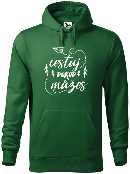 Pánská mikina Cestuj dokud můžeš