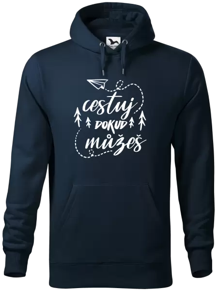 Pánská mikina Cestuj dokud můžeš