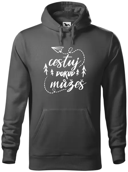 Pánská mikina Cestuj dokud můžeš