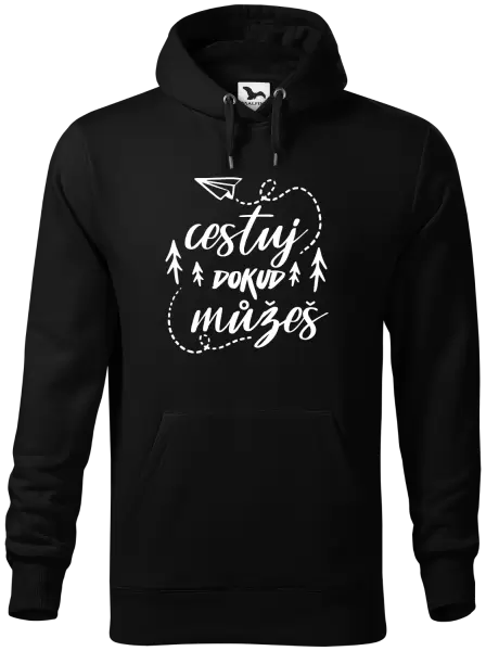 Pánská mikina Cestuj dokud můžeš