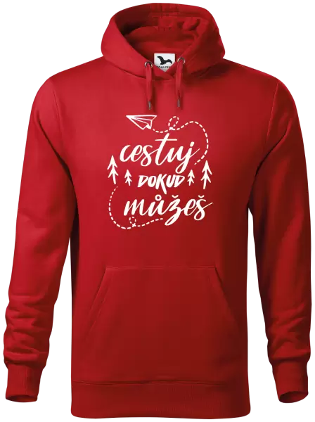 Pánská mikina Cestuj dokud můžeš