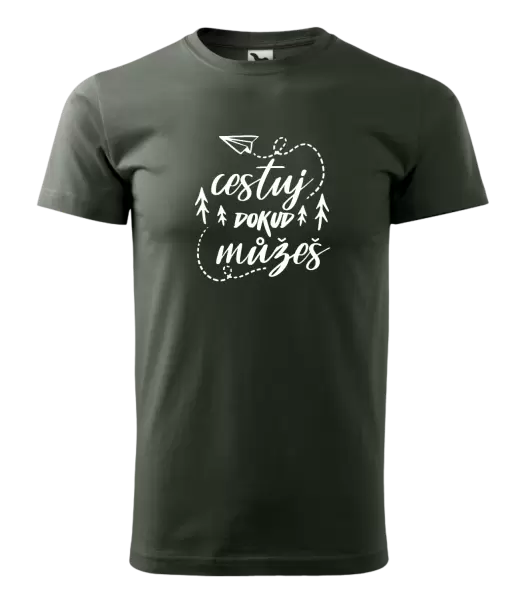 Pánské tričko Cestuj dokud můžeš