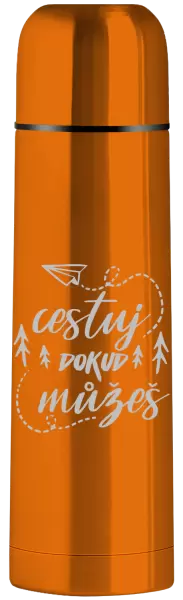 Termoska Cestuj dokud můžeš