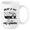 Hrnek Nejlíp je tam, kde stojí můj karavan