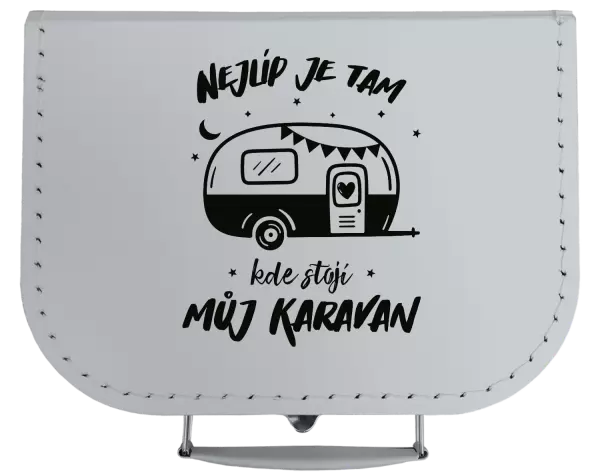 Kufřík Nejlíp je tam, kde stojí můj karavan
