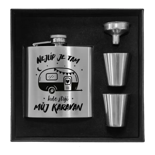 Placatka v krabičce Nejlíp je tam, kde stojí můj karavan