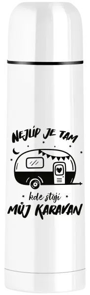 Termoska Nejlíp je tam, kde stojí můj karavan