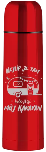 Termoska Nejlíp je tam, kde stojí můj karavan