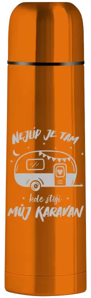 Termoska Nejlíp je tam, kde stojí můj karavan