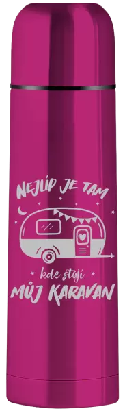 Termoska Nejlíp je tam, kde stojí můj karavan