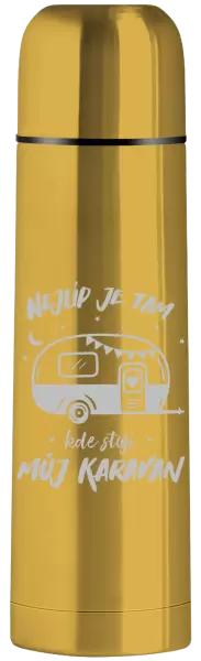 Termoska Nejlíp je tam, kde stojí můj karavan
