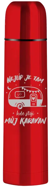 Termoska Nejlíp je tam, kde stojí můj karavan