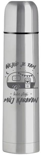 Termoska Nejlíp je tam, kde stojí můj karavan