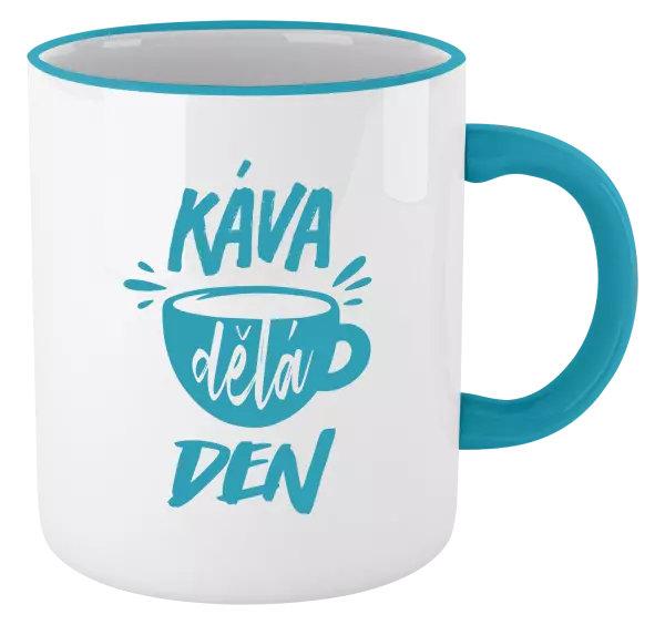 Hrnek Káva dělá den