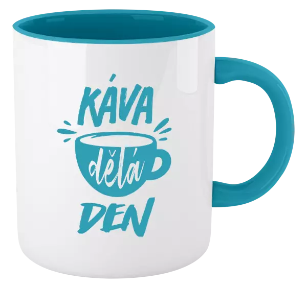 Hrnek Káva dělá den