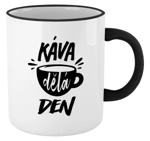 Hrnek Káva dělá den