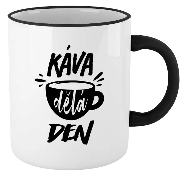 Hrnek Káva dělá den