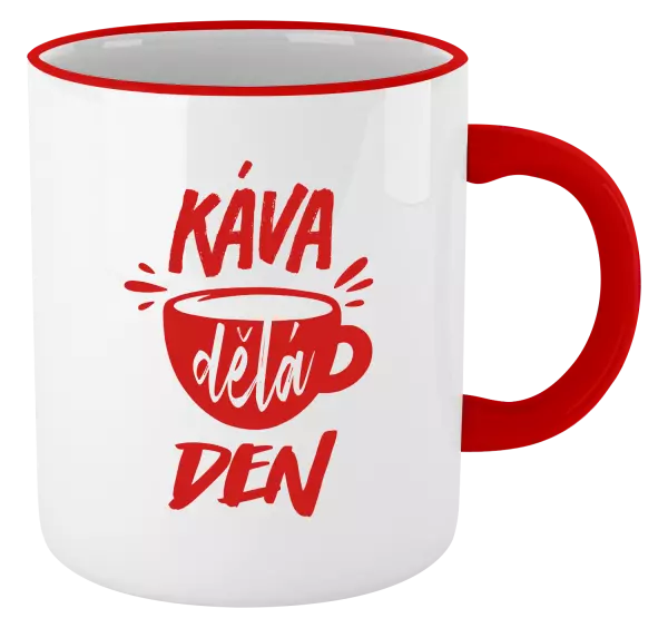 Hrnek Káva dělá den