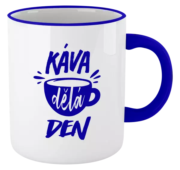 Hrnek Káva dělá den