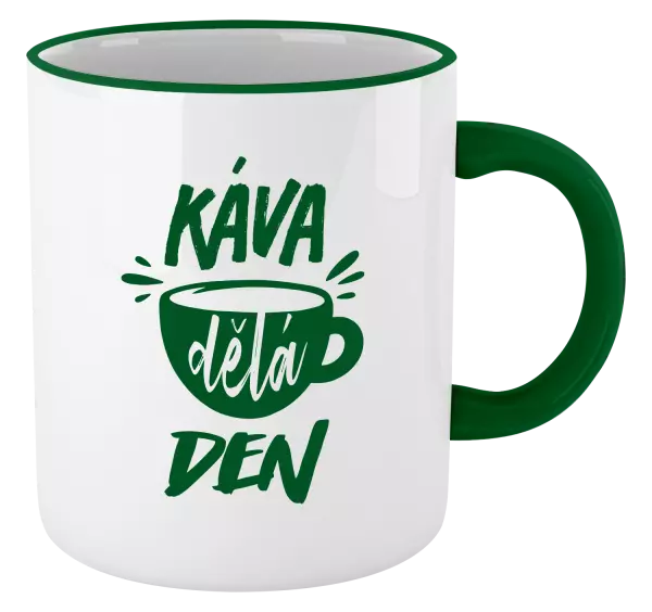 Hrnek Káva dělá den