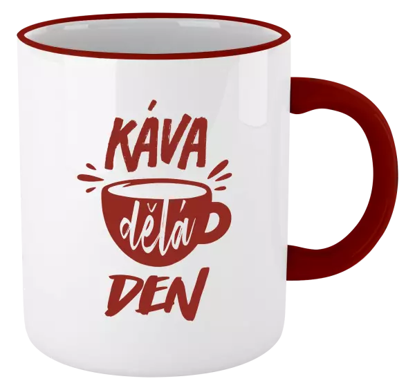 Hrnek Káva dělá den