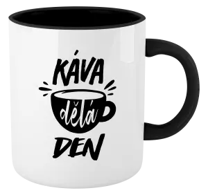 Hrnek Káva dělá den