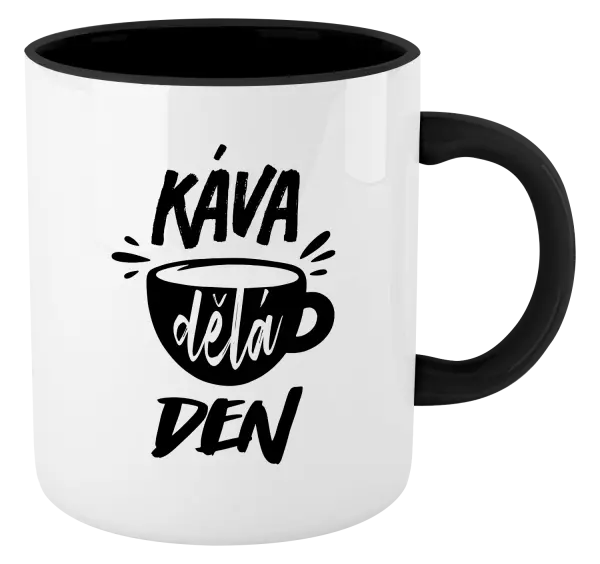 Hrnek Káva dělá den