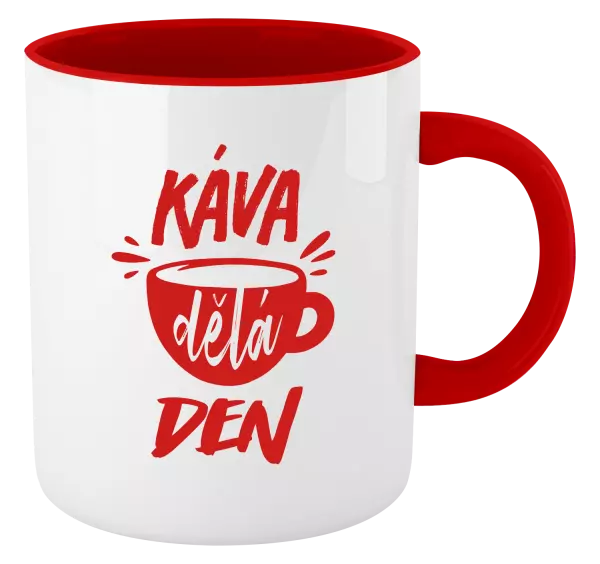 Hrnek Káva dělá den