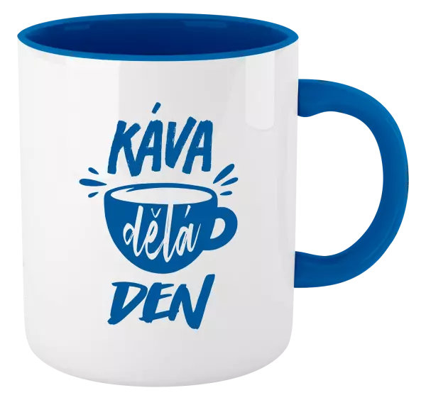 Hrnek Káva dělá den