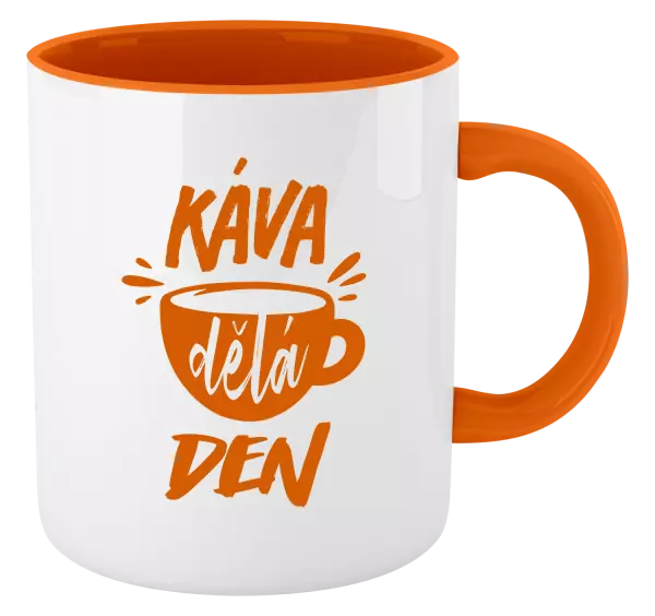 Hrnek Káva dělá den