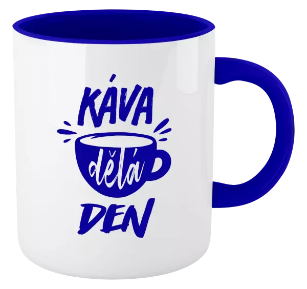 Hrnek Káva dělá den