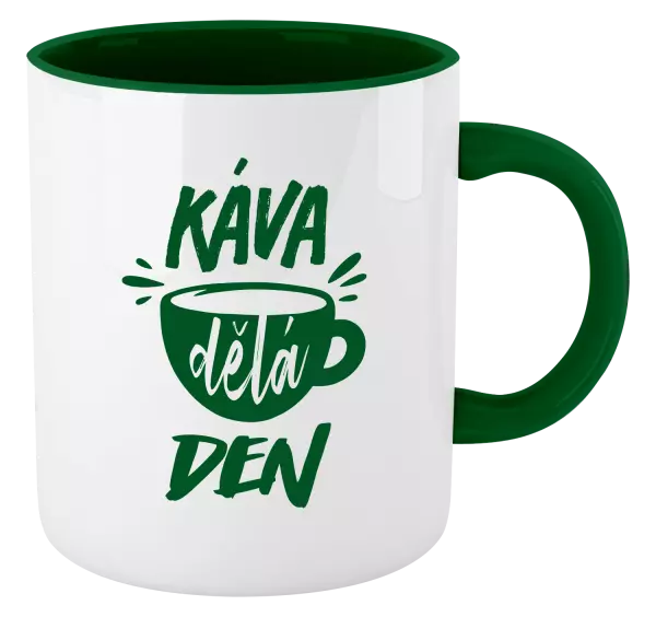 Hrnek Káva dělá den