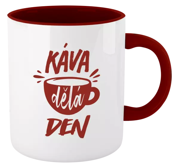 Hrnek Káva dělá den