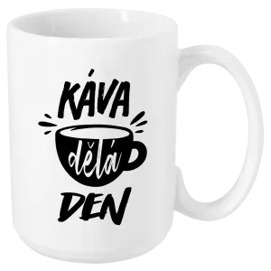 Hrnek Káva dělá den