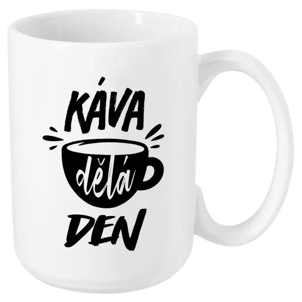 Hrnek Káva dělá den