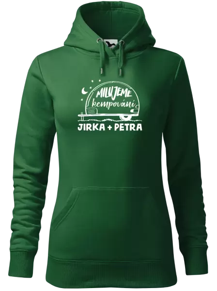 Dámská mikina Milujeme kempování