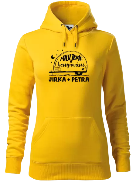 Dámská mikina Milujeme kempování